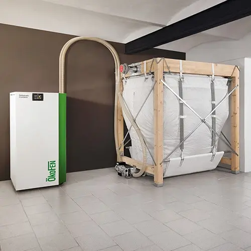 Holzheizung Zentralheizung für Pellets